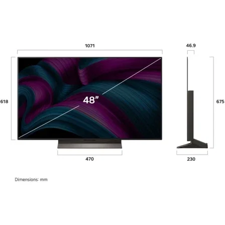 LG OLED48C56LB OLED evo AI C5 48 pulg. Smart TV 4K Ultra HD